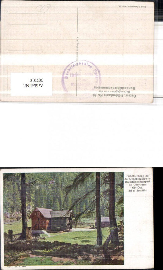 307010,Eishöhlenhaus auf d. Schönbergalpe b. Obertraun