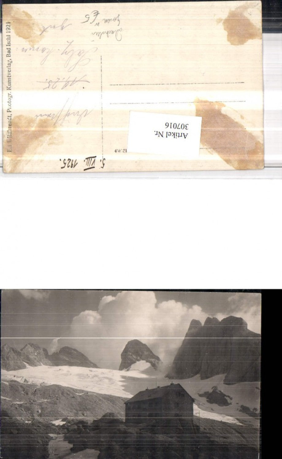 307016,Adamekhütte Berghütte b. Gosau m. Dachstein