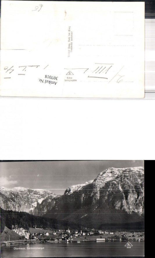 307018,Obertraun Totale Bergkulisse