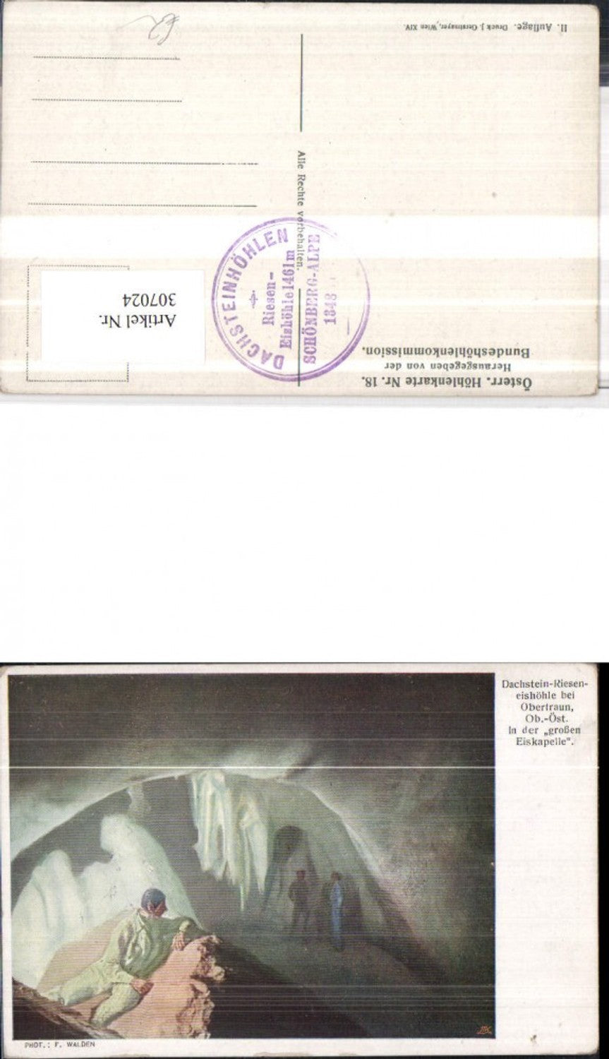 307024,Dachstein Rieseneishöhle b. Obertraun In der großen Eiskapelle