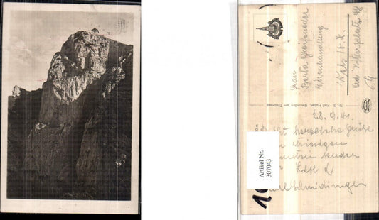 307043,Gmunden Traunsteinhütte Berghütte Felswand