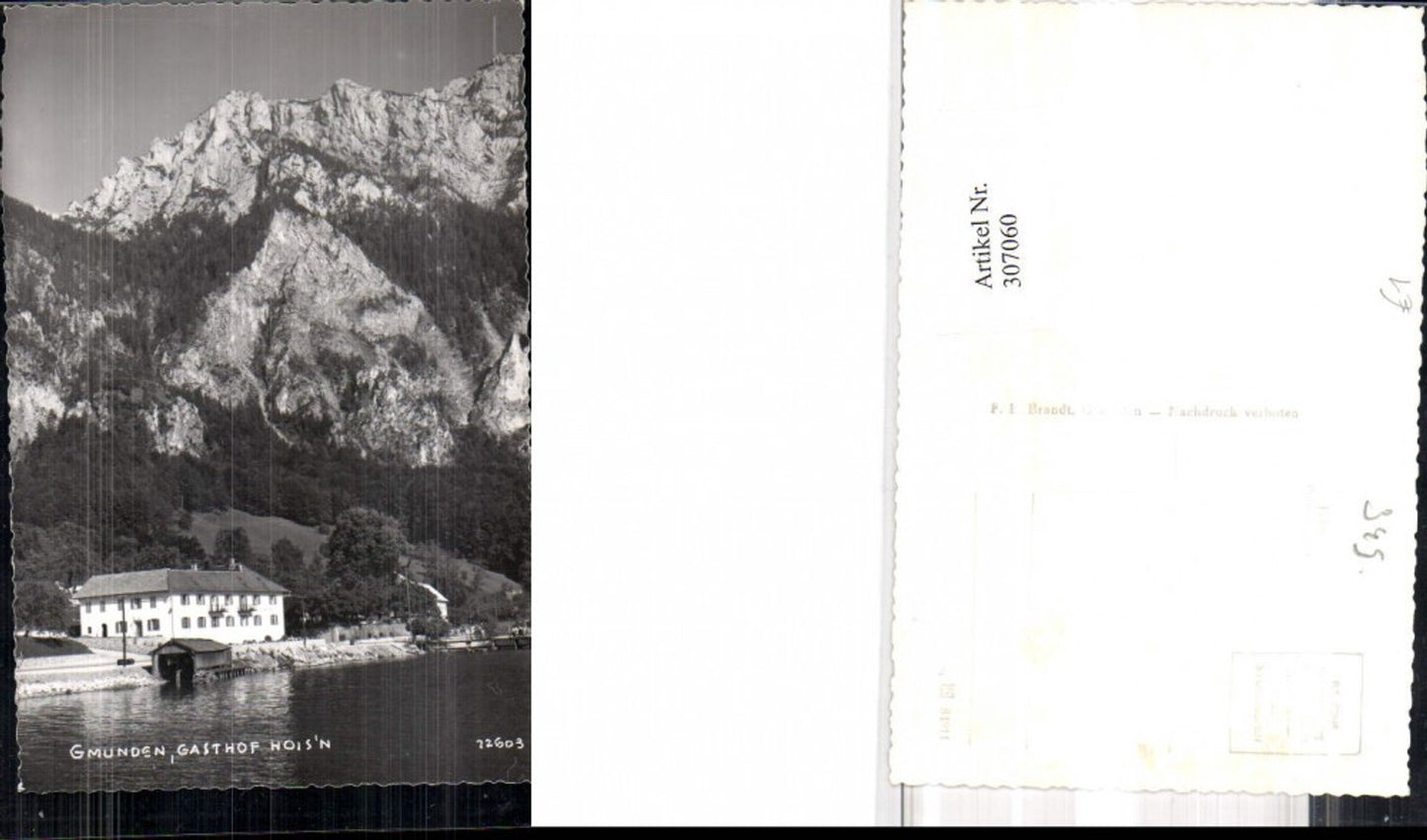 307060,Gmunden Gasthof Hoisn Bergkulisse
