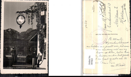 307063,St. Wolfgang Weißes Rössl Terrasse Bergkulisse