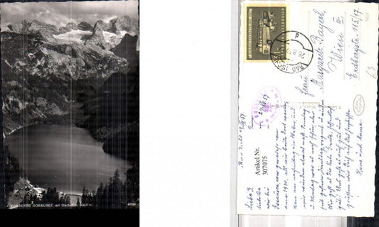 307075,Vorderer Gosausee b. Gosau m. Dachstein Bergkulisse