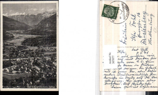 307077,Bad Ischl Totale m. Dachstein Bergkulisse