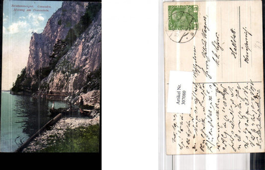 307080,Gmunden Miesweg am Traunstein pub F. E. Brandt 344