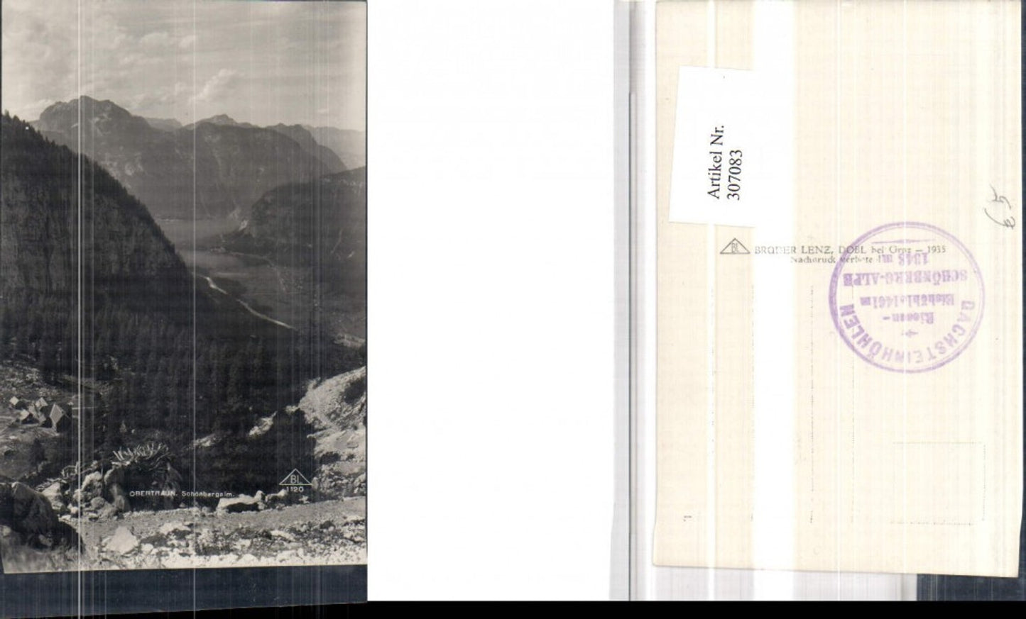 307083,Obertraun Schönbergalm Bergkulisse