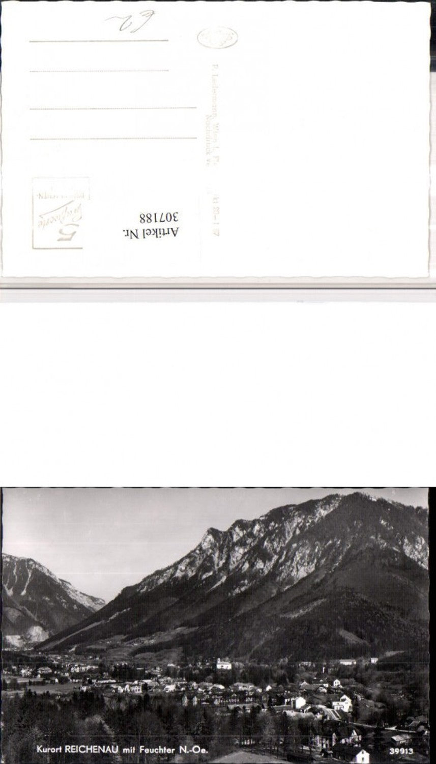 307188,Reichenau Totale m. Feuchter Bergkulisse