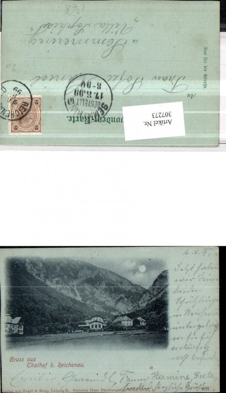 307273,Litho Gruß aus Thalhof Talhof b. Reichenau