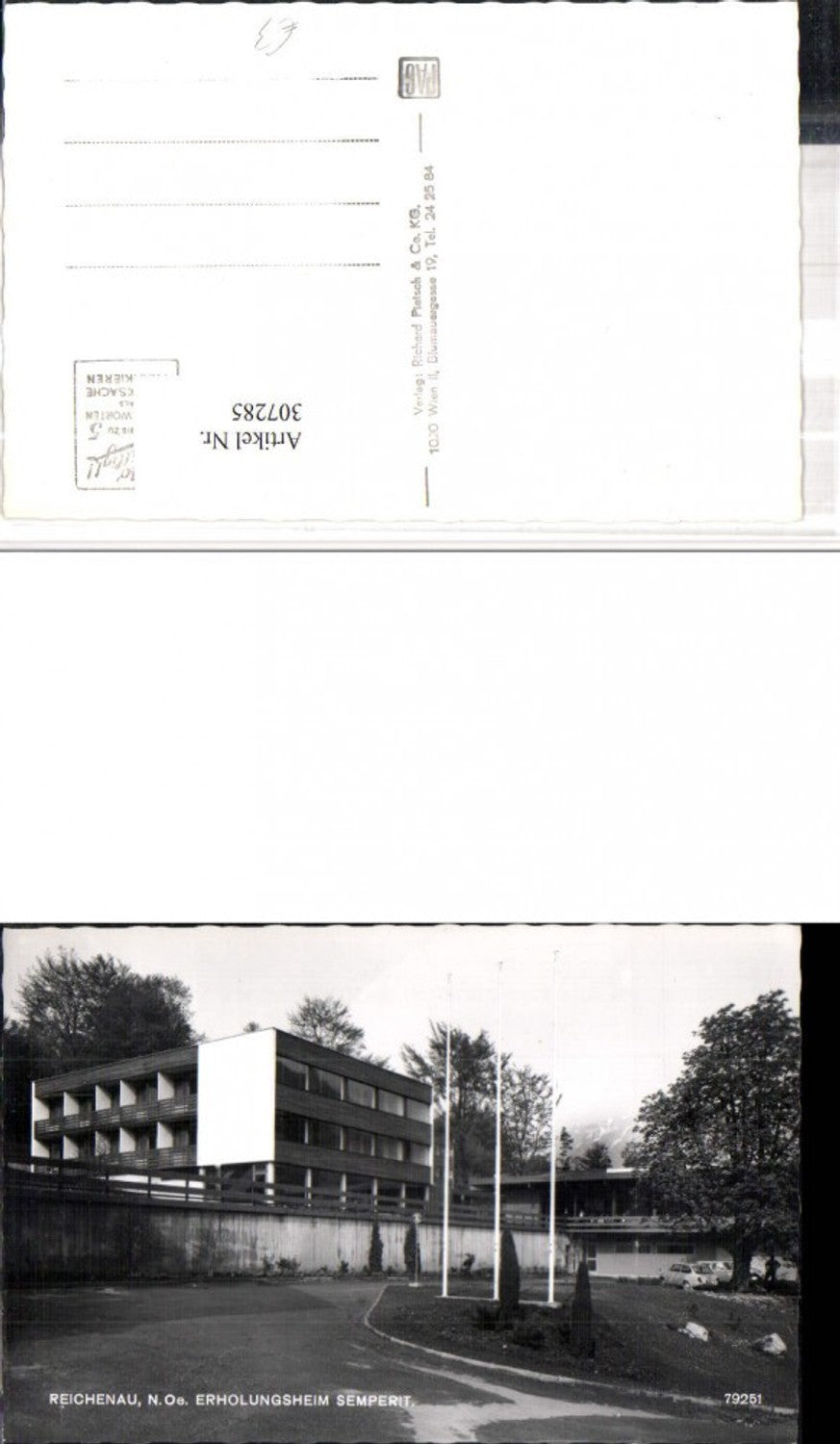 307285,Reichenau an d. Rax Erholungsheim Semperit