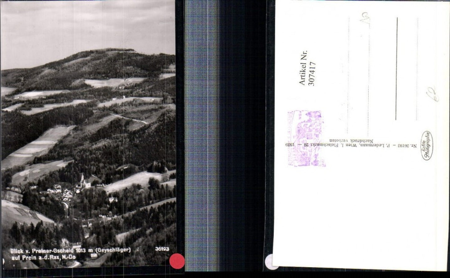 307417,Blick vom Preiner-Gscheid Geyschläger auf Prein an d. Rax Totale
