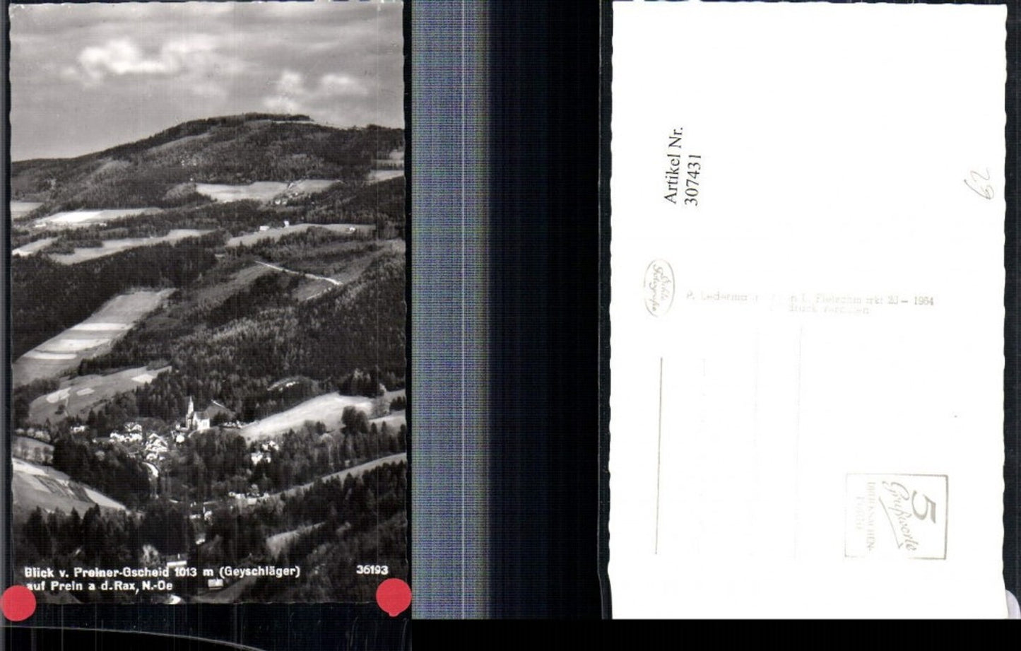 307431,Blick v. Preiner-Gscheid Geyschläger auf Prein an d. Rax Totale