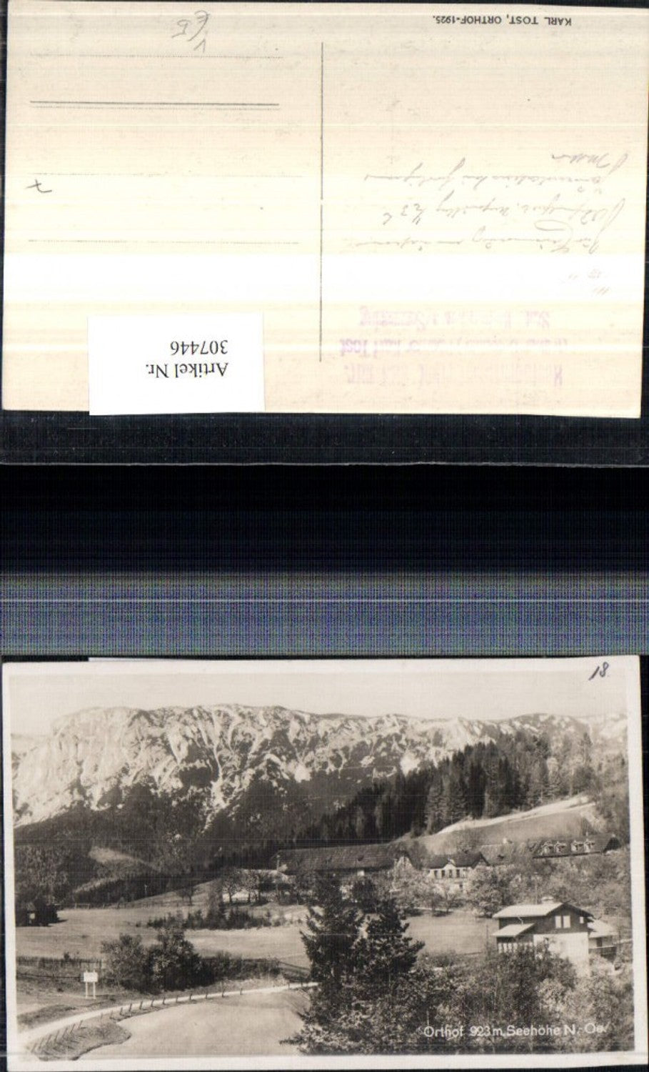 307446,Orthof am Semmering Bergkulisse pub Karl Tost