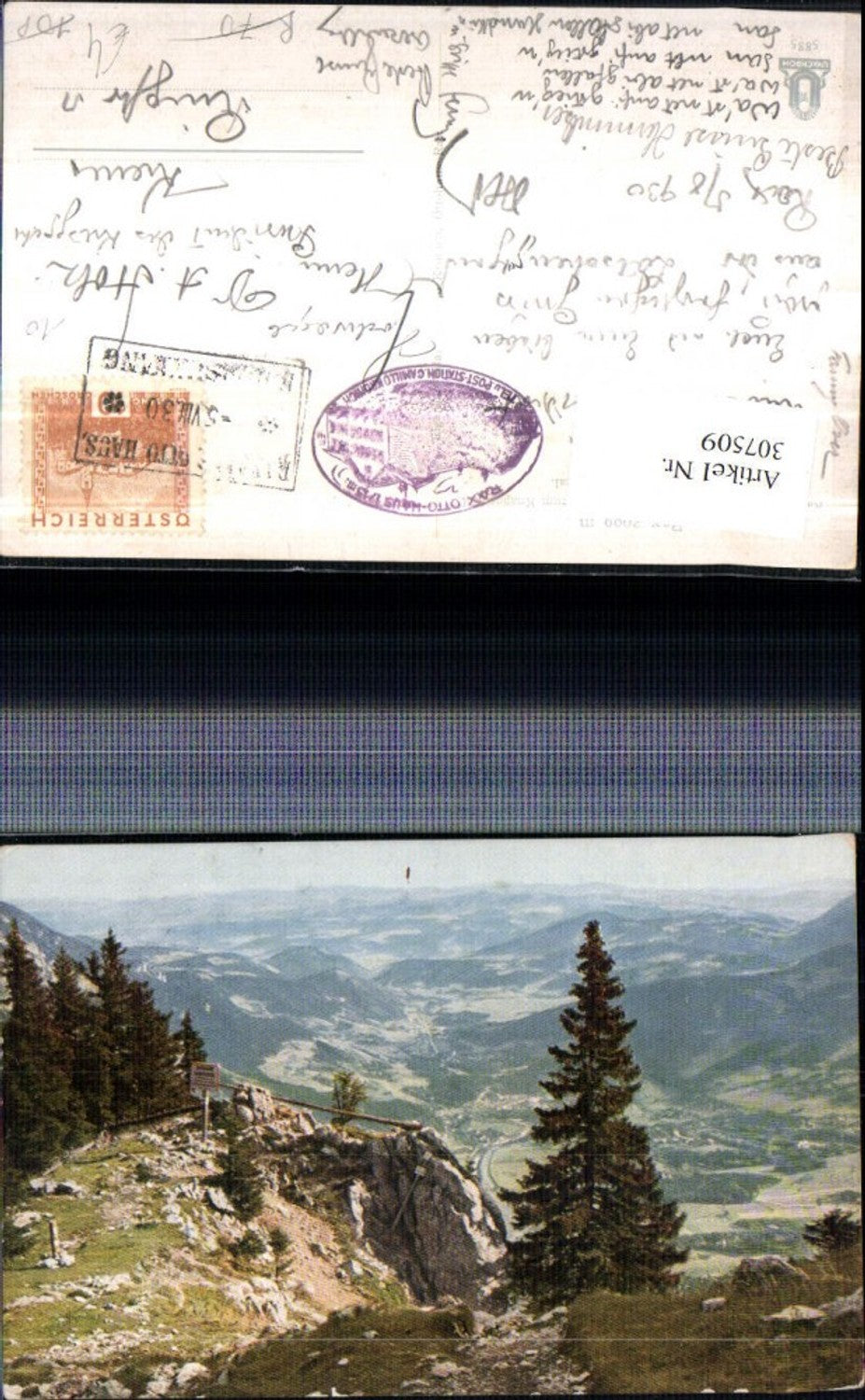 307509,Rax Raxplateau Abstieg Gsohlhirnweg zum Knappenhof Blick nach Reichenau