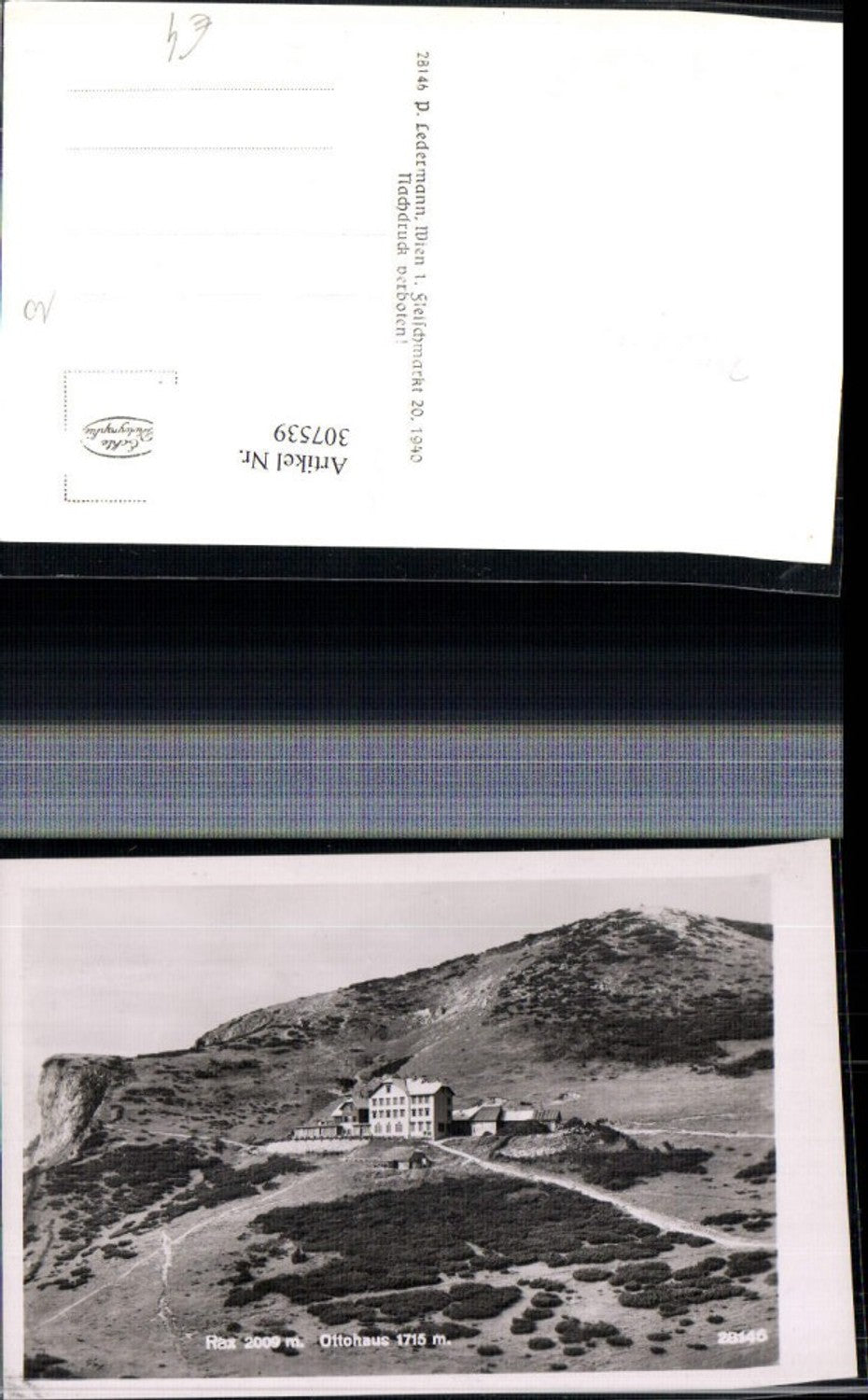 307539,Rax Ottohaus Berghütte b. Reichenau Hirschwang