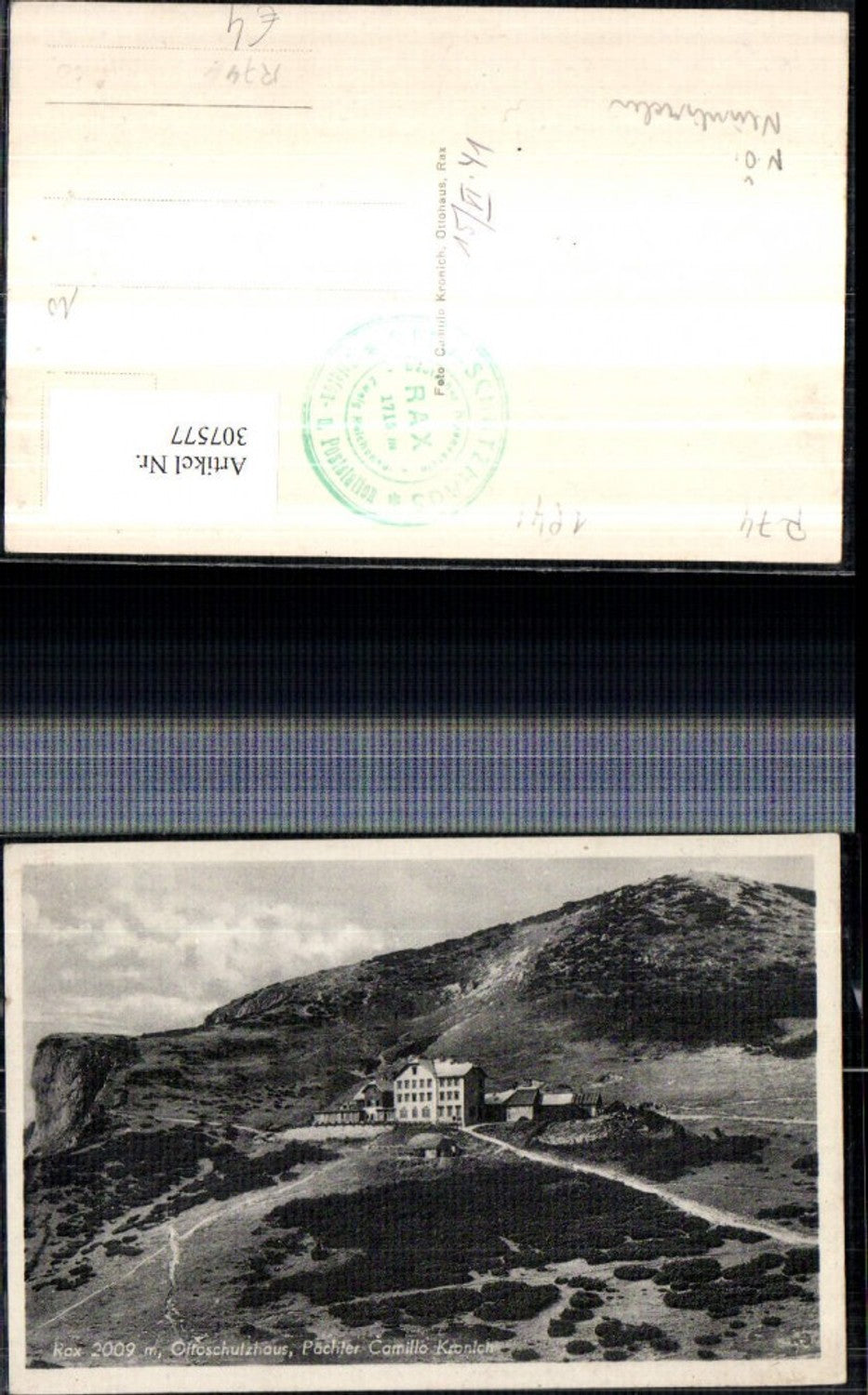 307577, Rax Otto-Schutzhaus mountain hut near Reichenau