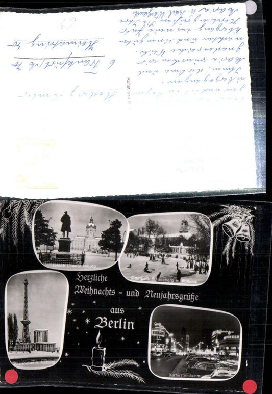 307901,Berlin Schloss Charlottenburg Park Schöneberg Rathaus Kurfürstendamm Funkturm Mehrbildkarte