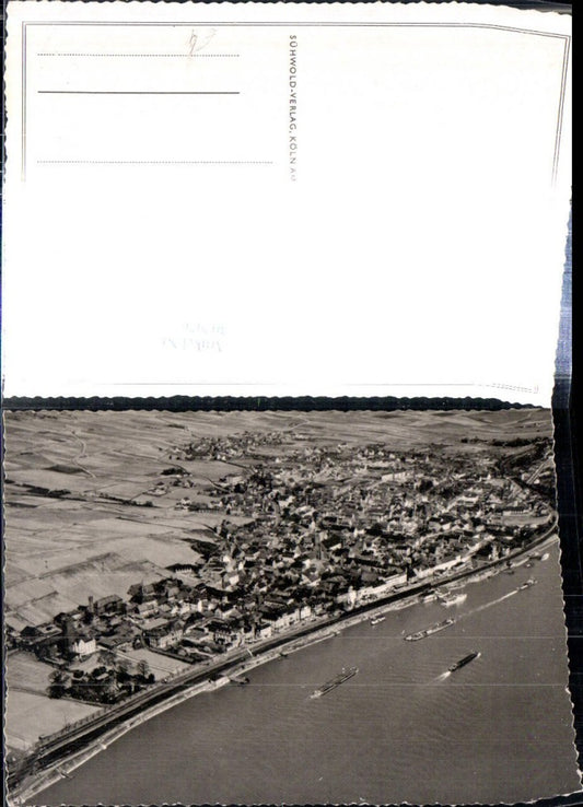 307976,Rüdesheim am Rhein Totale Fliegeraufnahme
