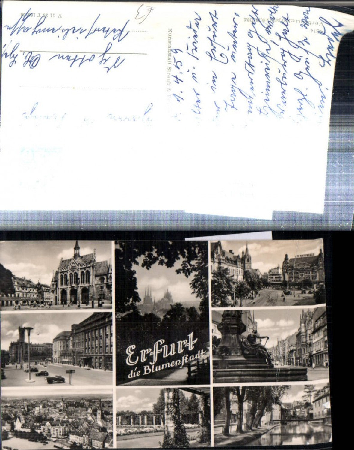 307999, Erfurt: Cathedral, Church, Town Hall, Fountain, Department Store, Street View, Multi-view Map