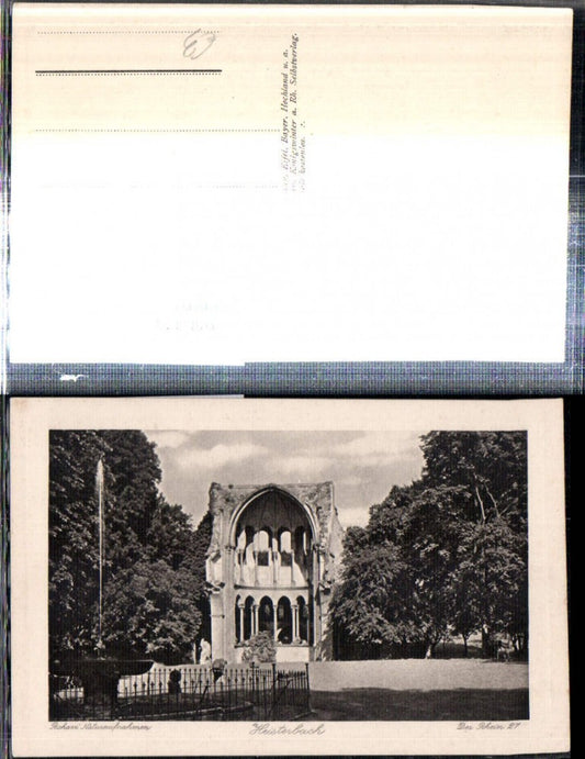 308085,Heisterbach Kloster Präge Passepartout