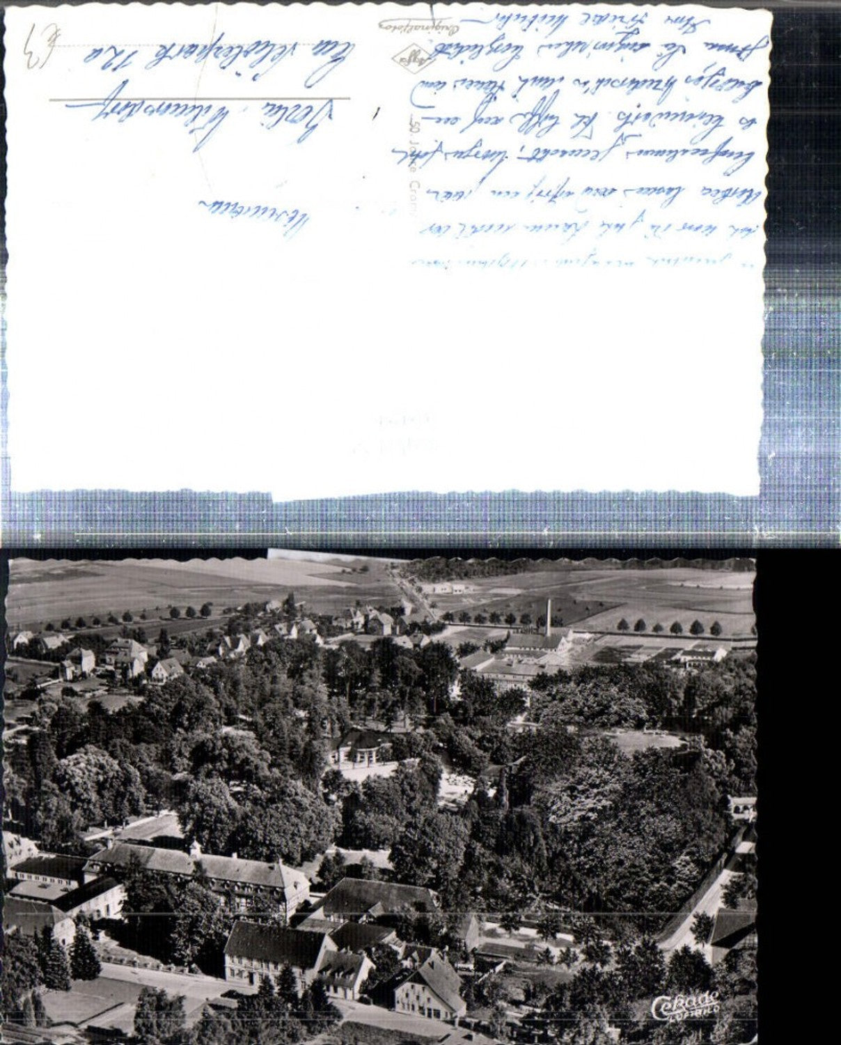 308086,Bad Meinberg Teilansicht Fliegeraufnahme