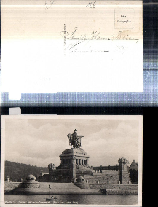 308118,Koblenz Kaiser Wilhelm-Denkmal am Deutschen Eck