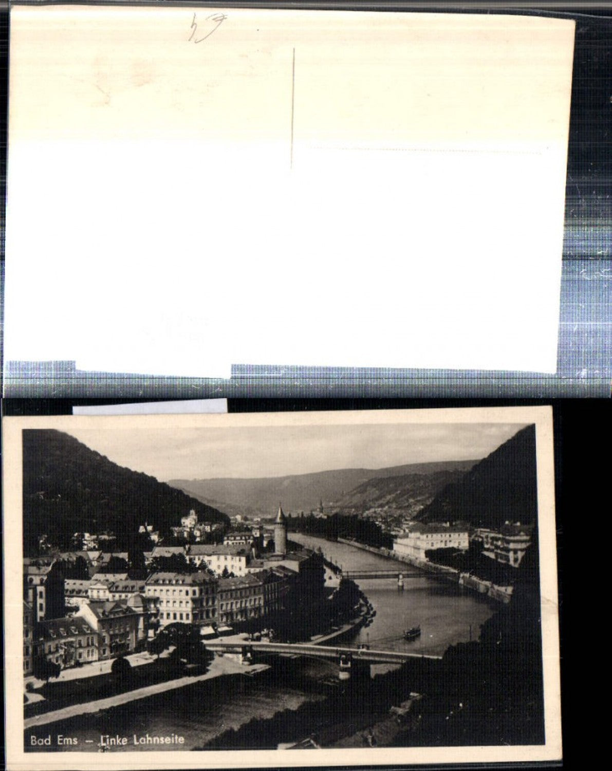 308124,Bad Ems Totale Linke Lahnseite Brücke