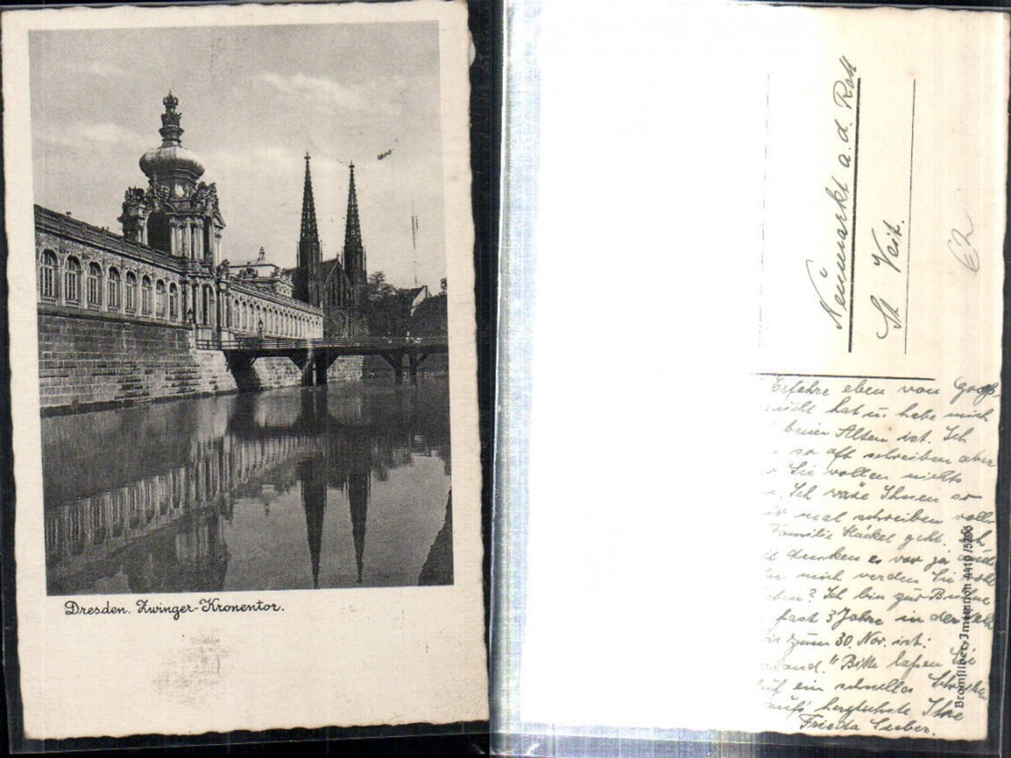 308231,Dresden Zwinger Kronentor Kirche Brücke