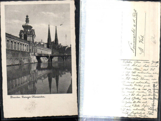 308231,Dresden Zwinger Kronentor Kirche Brücke