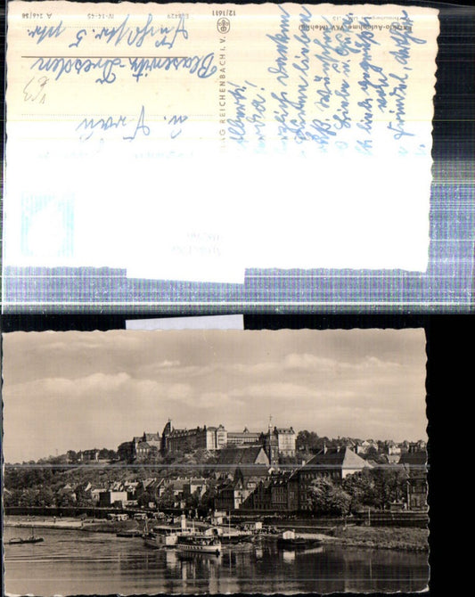 308260,Pirna an d. Elbe Teilansicht Elbdampfer Dampfer Diesbar pub VEB 12/1611