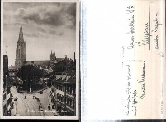 308266, Freiburg im Breisgau Oberlinden with Münster Church