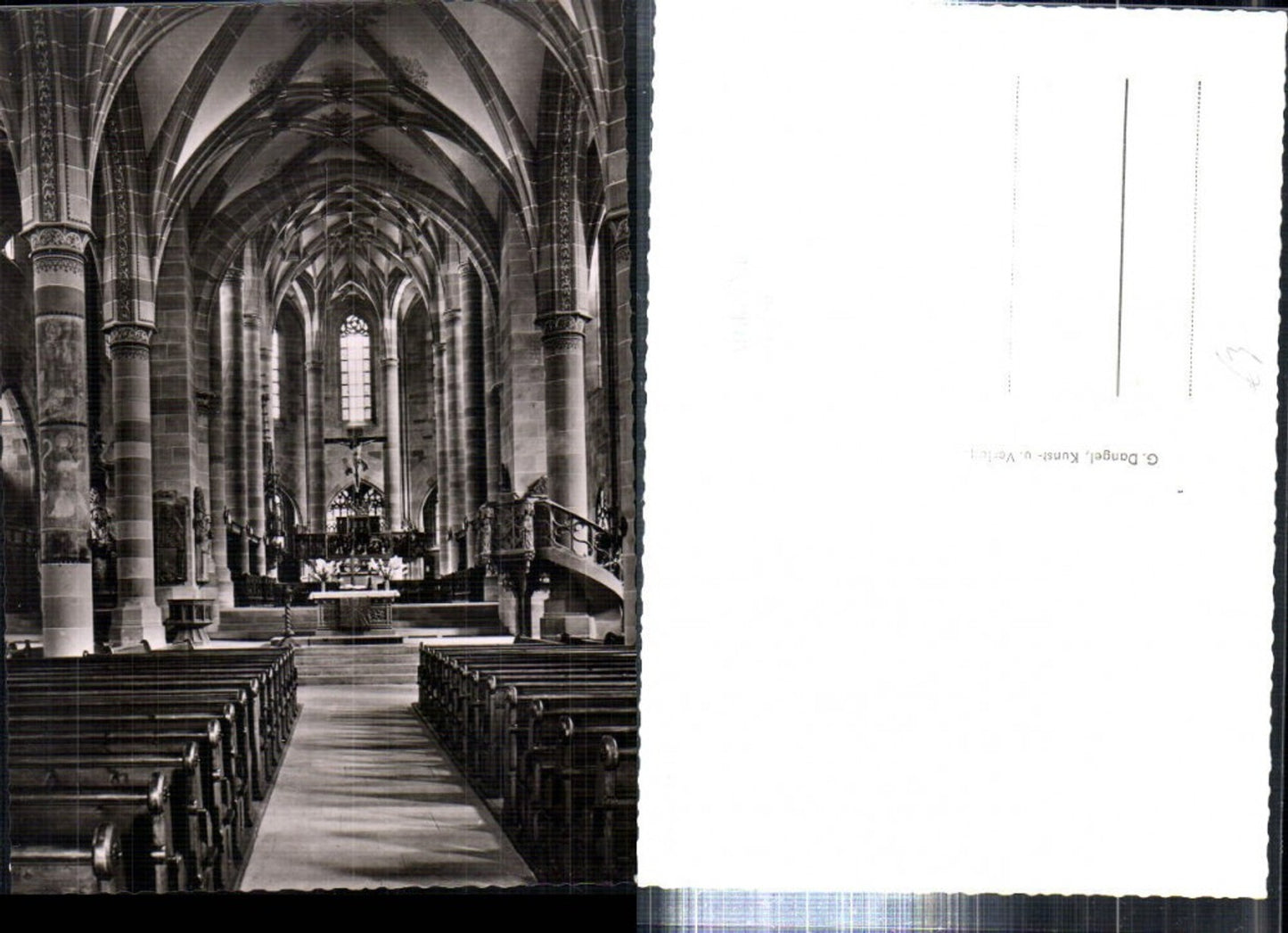 308280,Schwäbisch Hall St. Michaelskirche Kirche Innenansicht