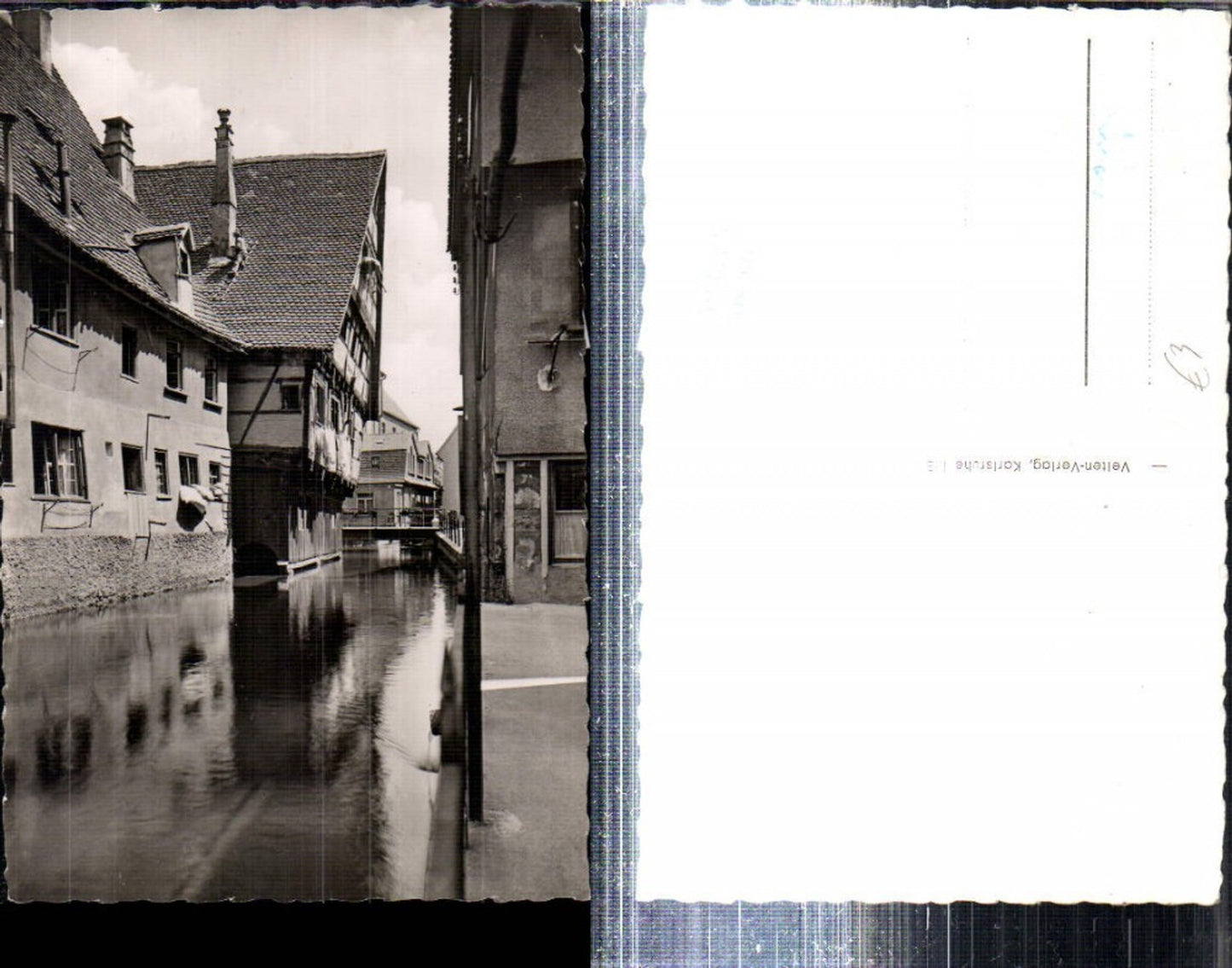 308290,Ulm an d. Donau Das schiefe Haus Kanal