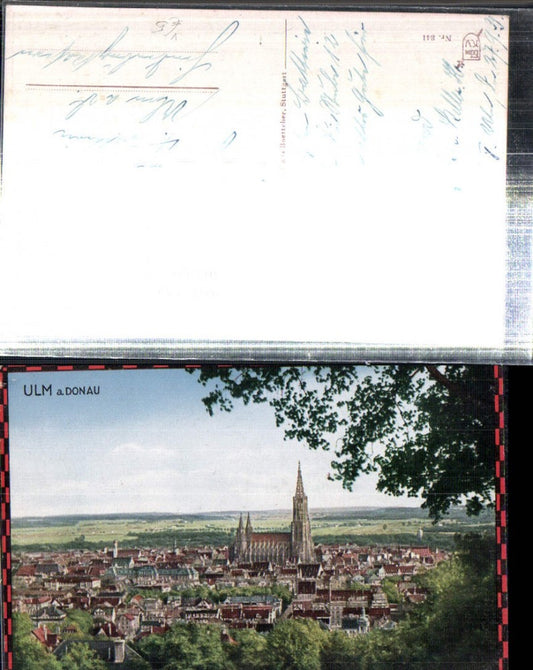308299, Artist AK Ulm on the Danube Totale pub Hans Boettcher 841