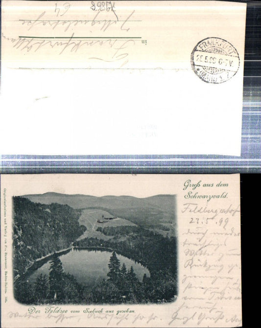 308339, Feldsee lake in the Black Forest from the Seebuck