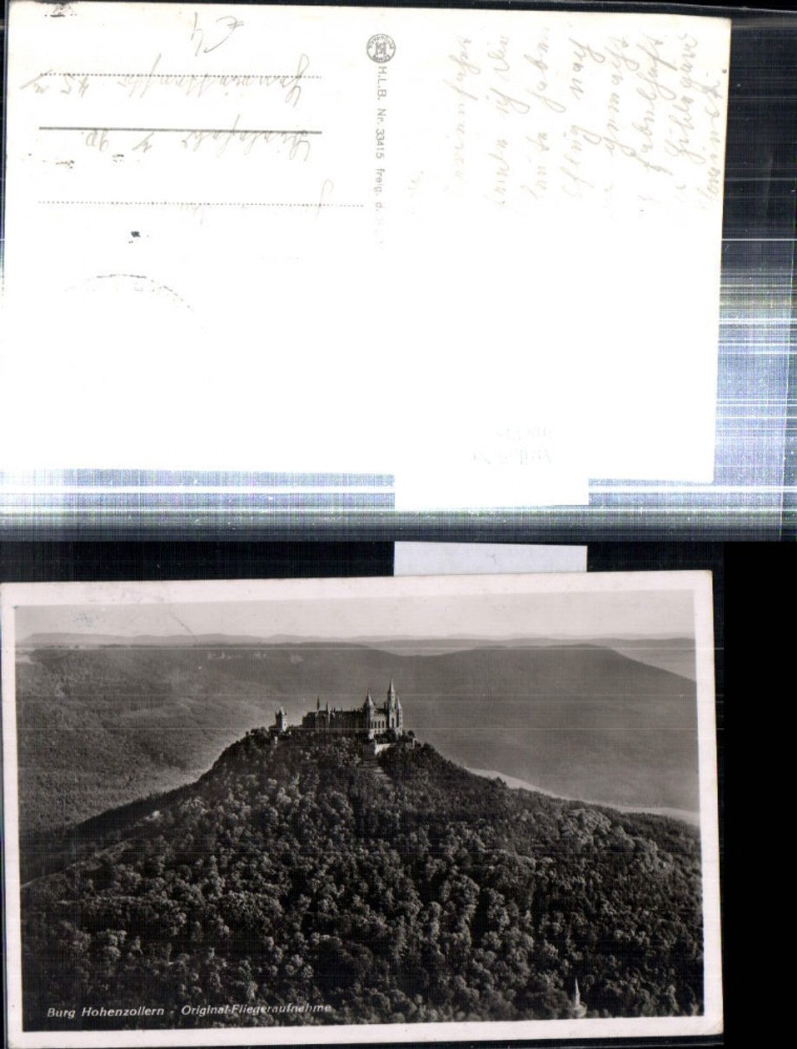 308345,Burg Hohenzollern b. Hechingen Bisingen Fliegeraufnahme