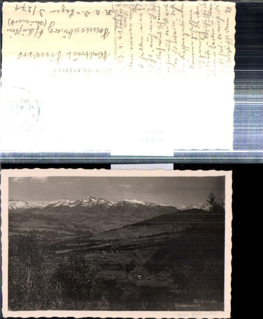 308355, View into the Vorderwald near Langenargen, mountain scenery, pub J. Bader