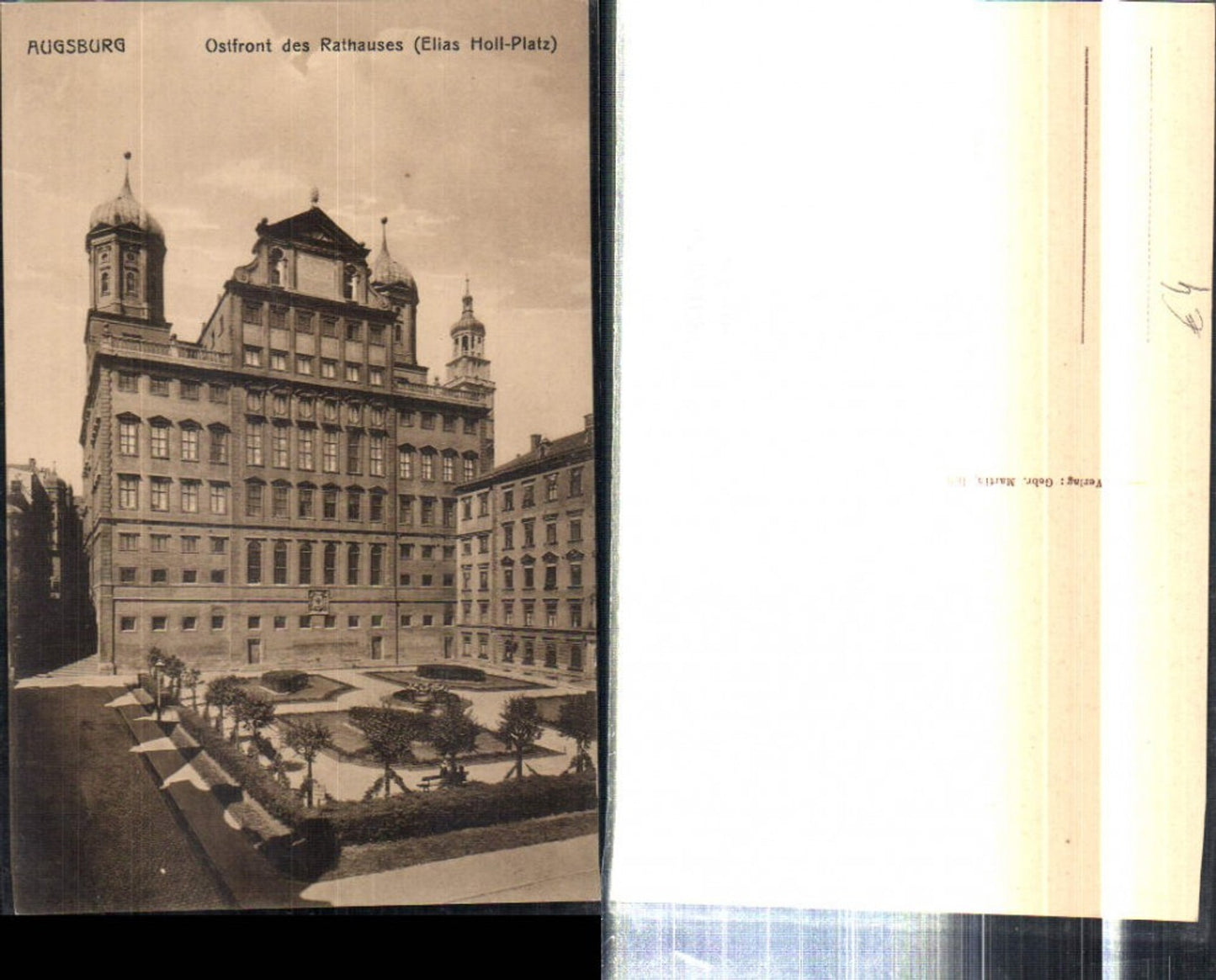 308368,Augsburg Rathaus Ostfront Elias Holl-Platz