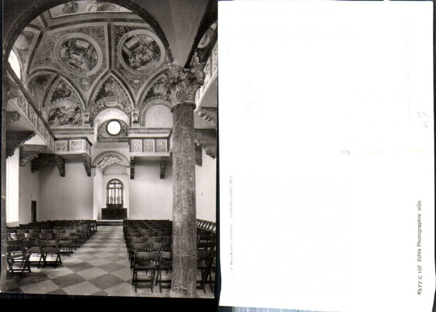 308395,Neuburg an d. Donau Schlosskapelle Evangelische Kirche Innenansicht