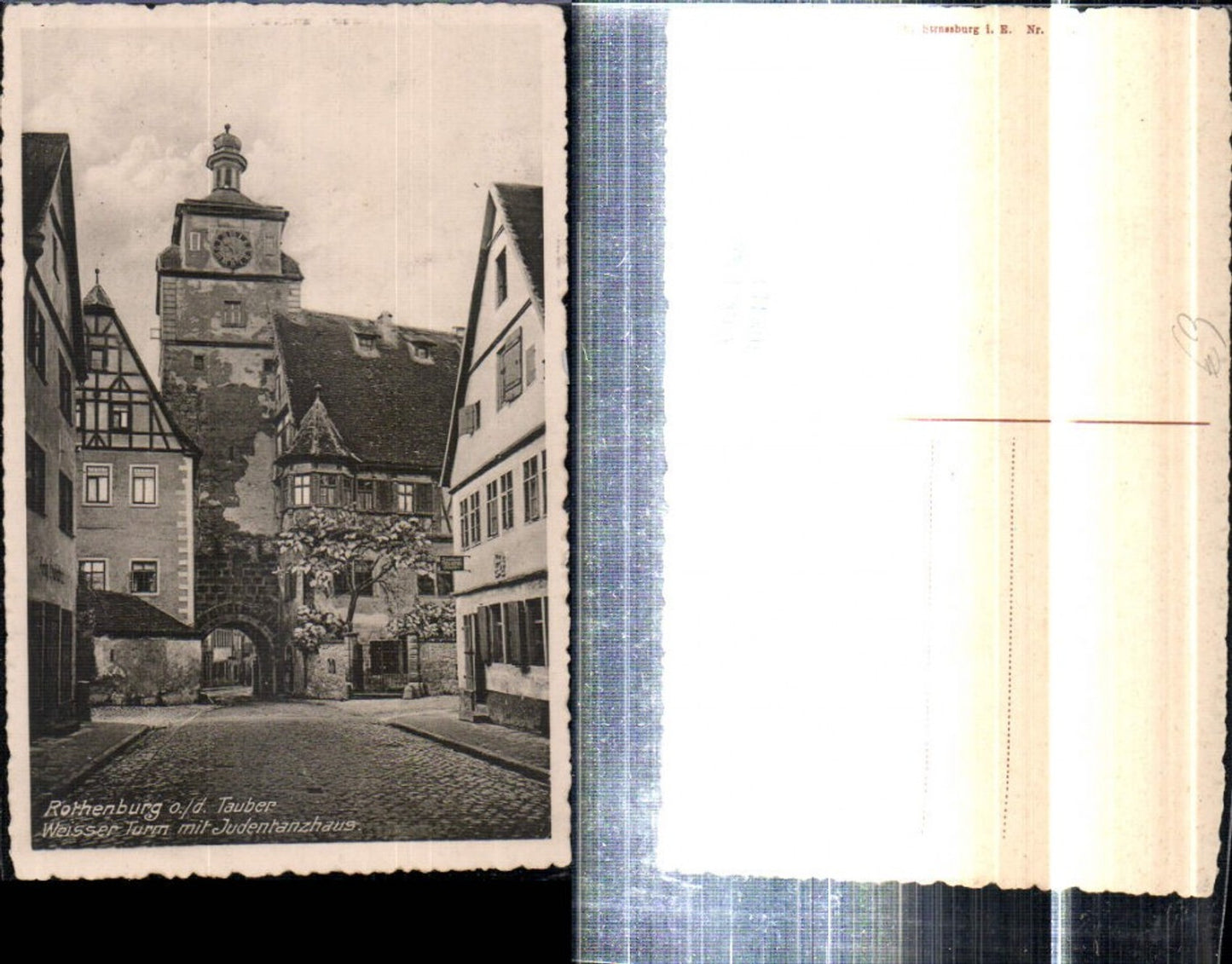 308413,Rothenburg ob d. Tauber Weißer Turm m. Judentanzhaus