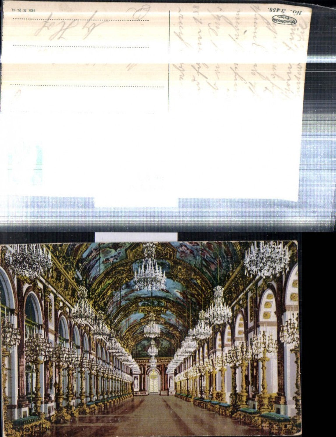 308443,Königliches Schloss Herrenchiemsee b. Prien Große Spiegelgalerie