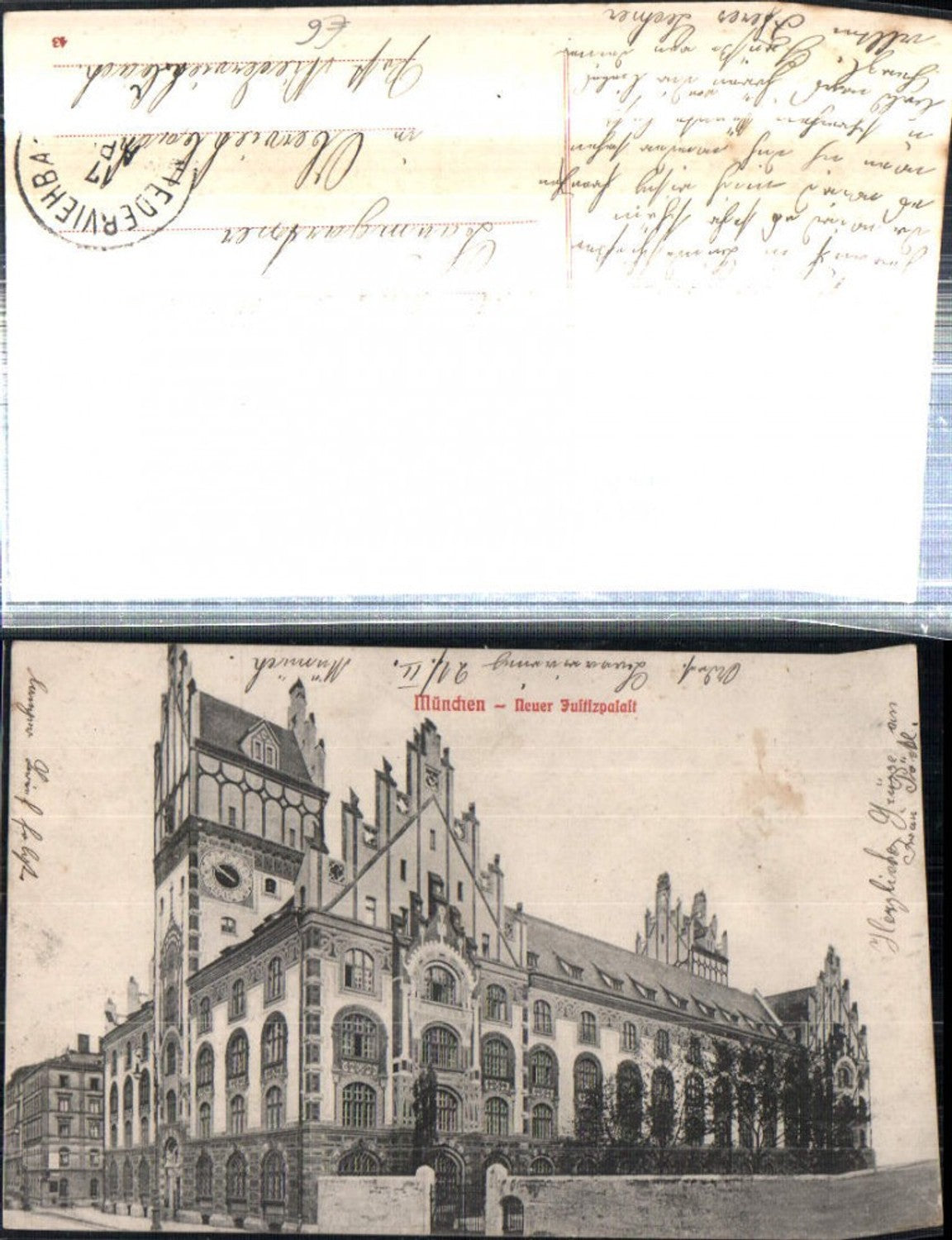 308485,München Justizpalast Gebäude