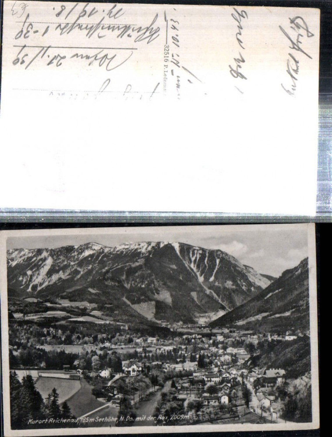 308641,Reichenau an d. Rax Totale m. Rax Bergkulisse