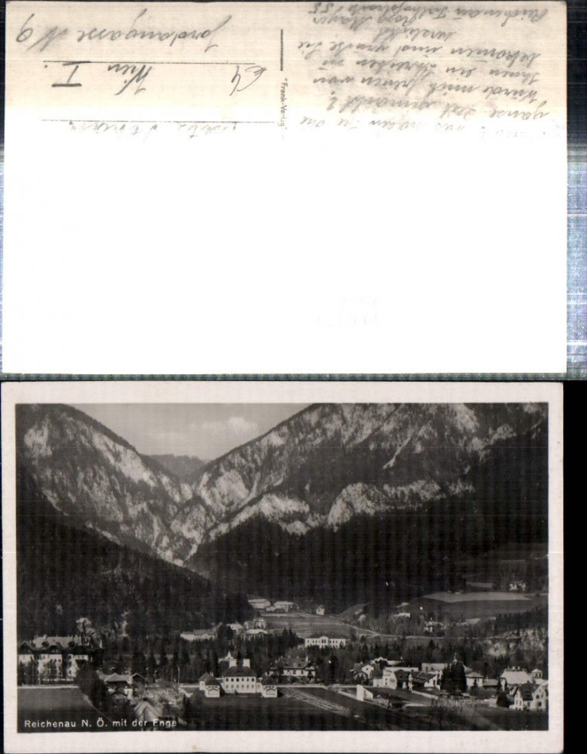 308695,Reichenau an d. Rax Teilansicht m. d. Enge