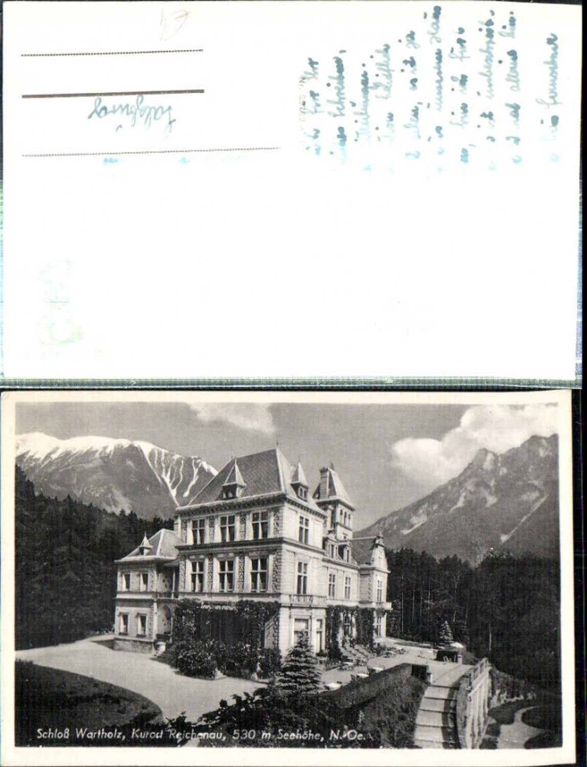 308710,Reichenau an d. Rax Schloss Wartholz Bergkulisse