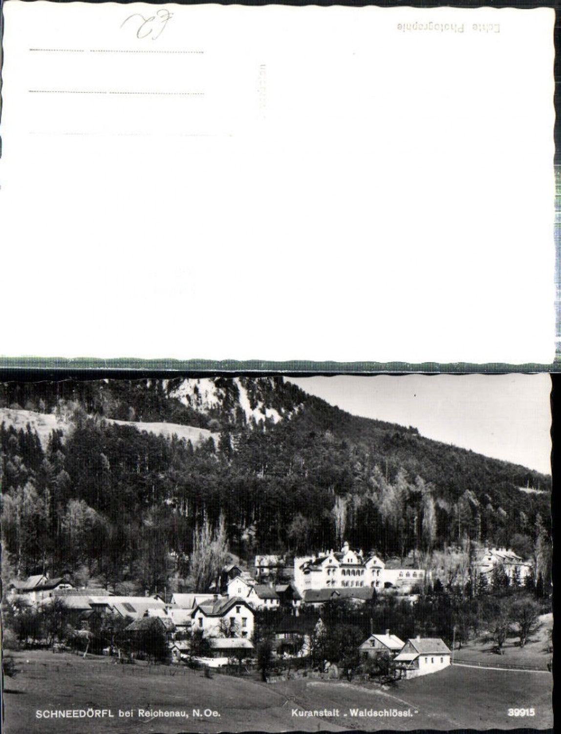 308716,Reichenau an d. Rax Schneedörfl Kuranstalt Waldschlössl
