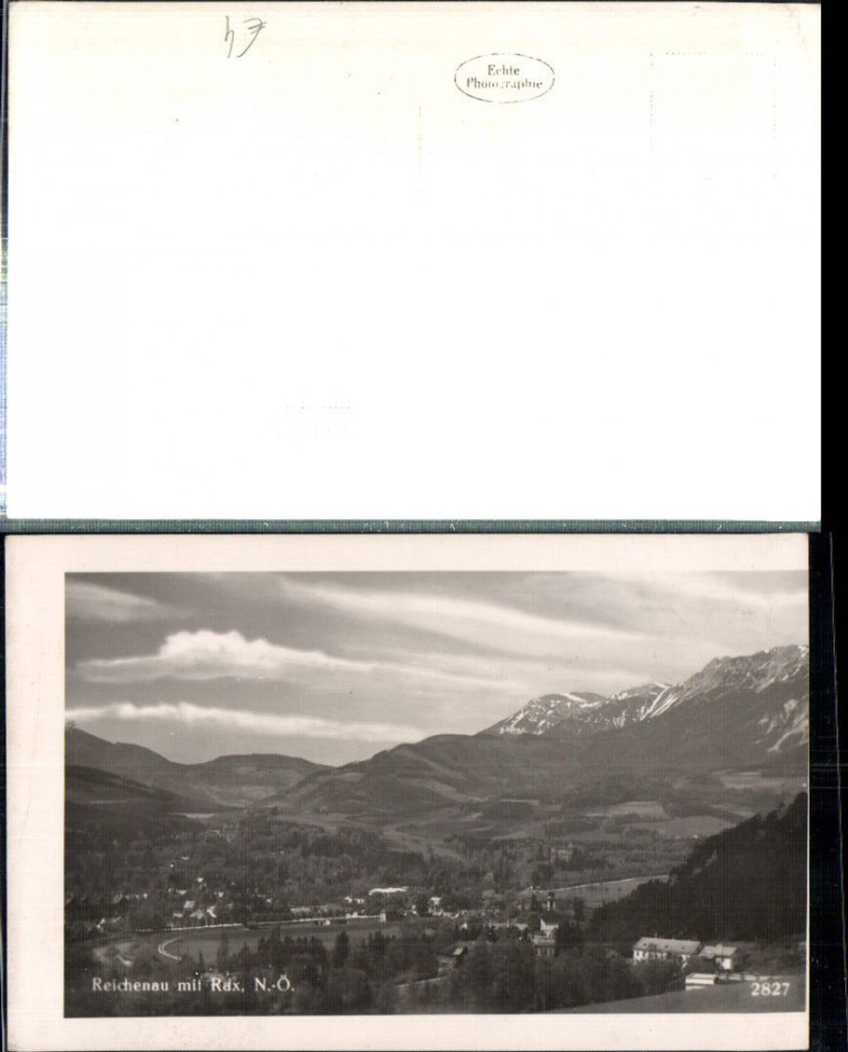 308718,Reichenau an d. Rax Totale m. Rax Bergkulisse