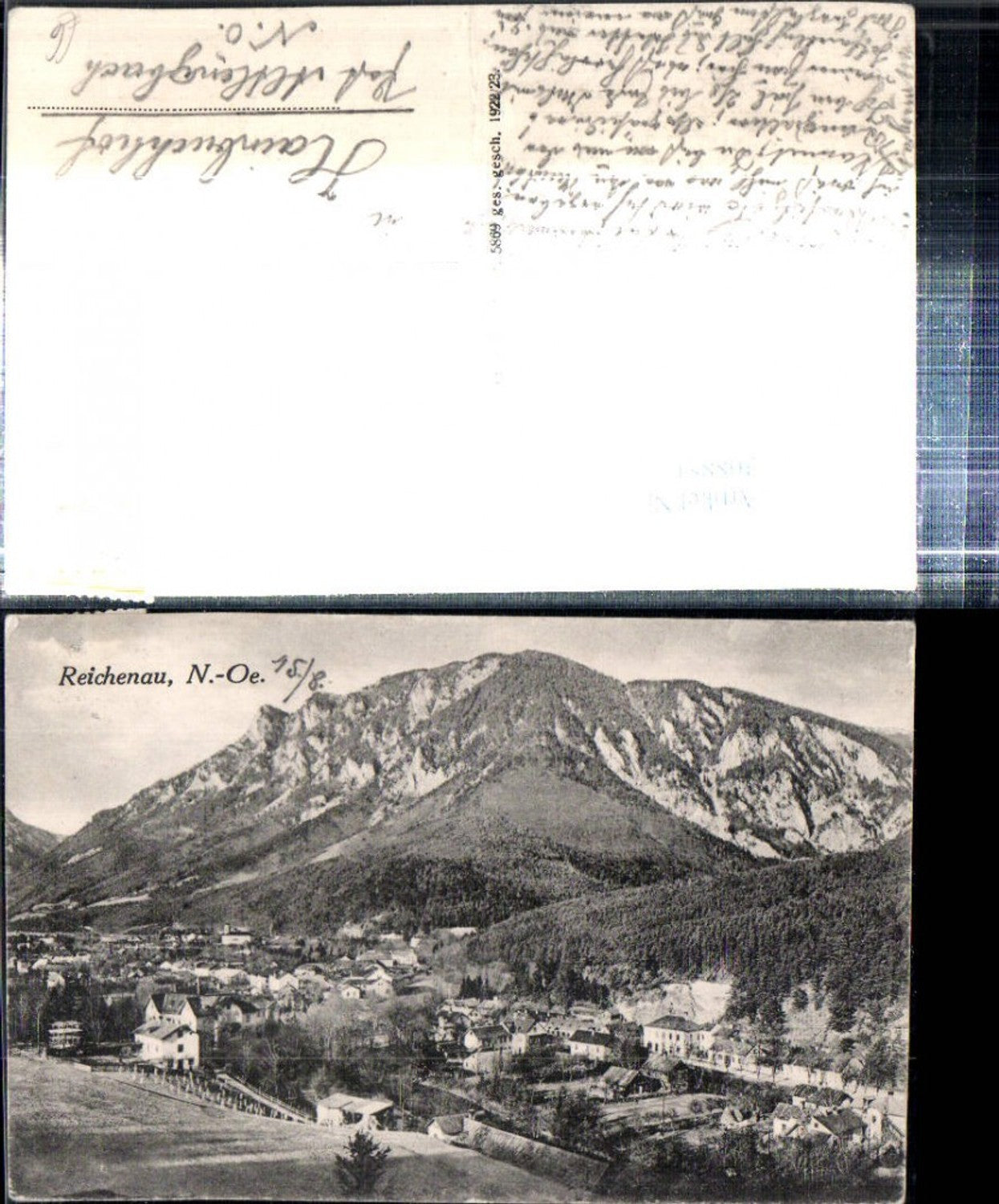 308851,Reichenau an d. Rax Totale Bergkulisse