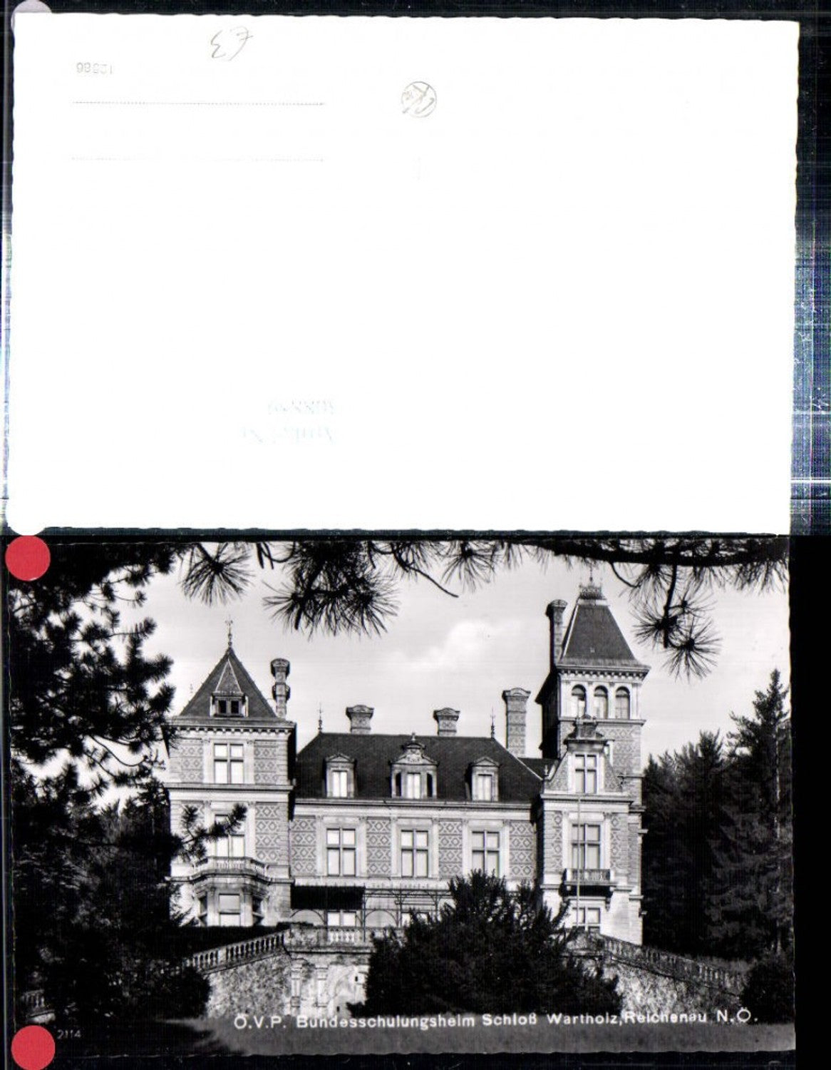 308859,Reichenau an d. Rax Schloss Wartholz Bundesschulungsheim