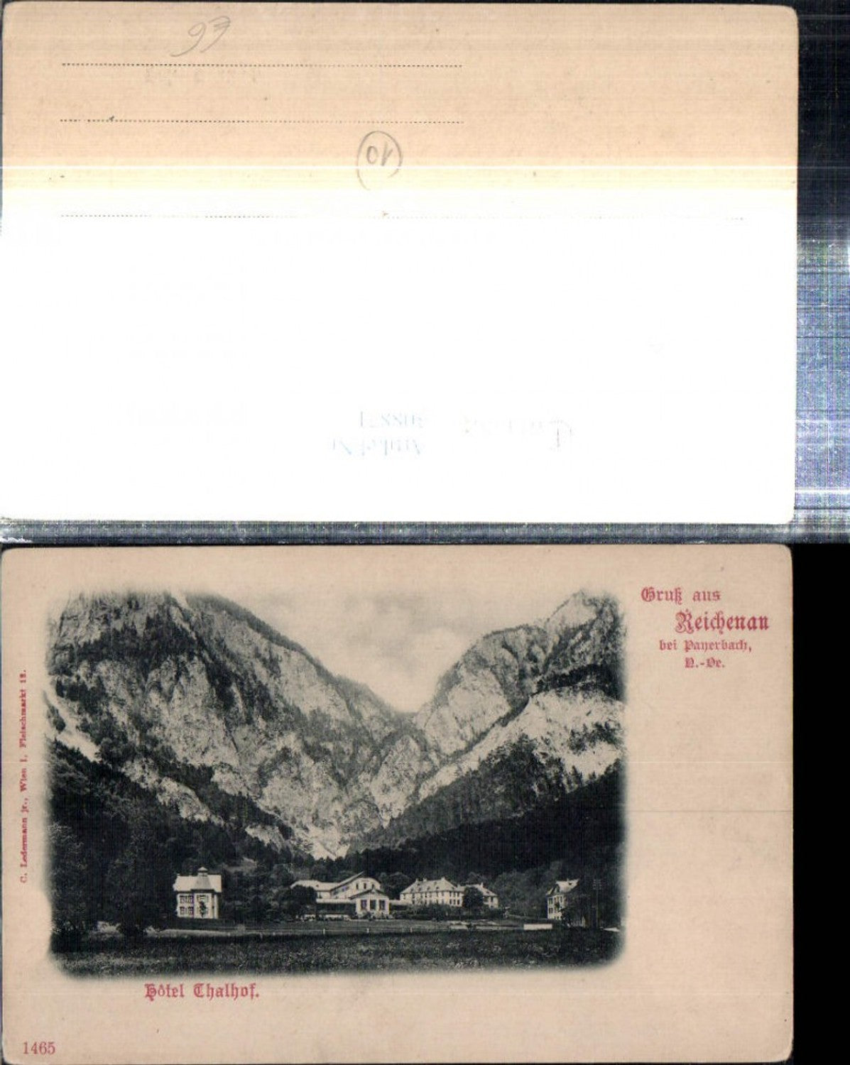308871,Gruß aus Reichenau an d. Rax b. Payerbach Hotel Thalhof